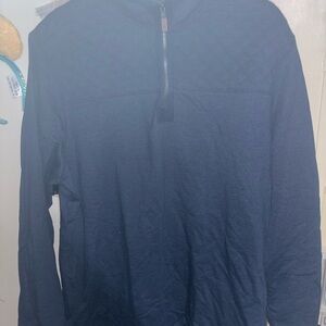 Navy Blue Quarter-Zip Pullover